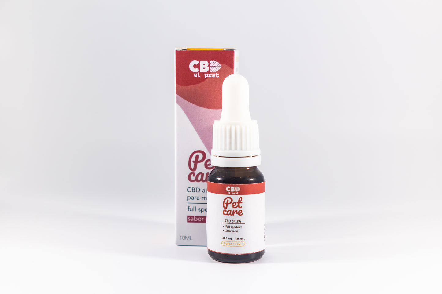 Aceite CBD 3% para mascotas – Sabor carne